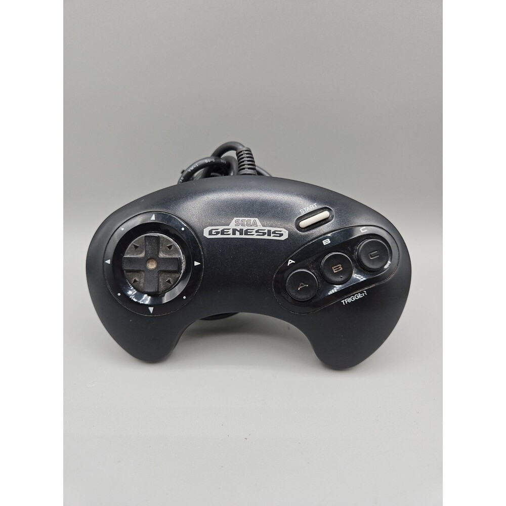 Sega Genesis OEM Video Game Controller Black 1650